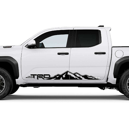 TRD Off Road Side Mountains rocker paneel stickers stickers voor Toyota Tacoma
