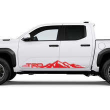 TRD Off Road Side Mountains rocker paneel stickers stickers voor Toyota Tacoma
 3