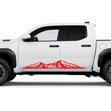 TRD Off Road Side Mountains Rocker Panel Decals Stickers voor Toyota Tacoma 2
 3