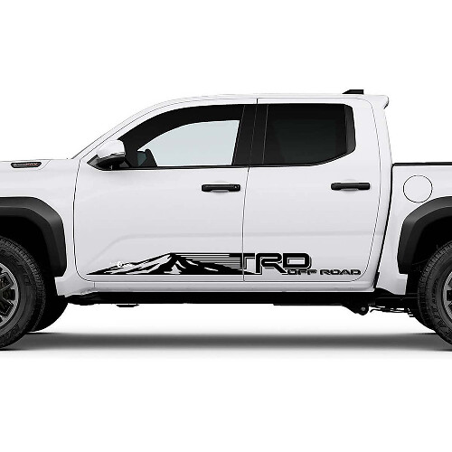 TRD Off Road US Side Mountains Rocker Panel Decals Stickers voor Toyota Tacoma 2
