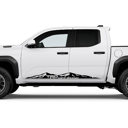 TRD Off Road US Side Mountains Rocker Panel Decals Stickers voor Toyota Tacoma 2
 1