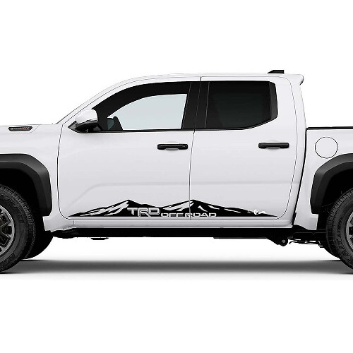 TRD Off Road US Side Mountains Rocker Panel Decals Stickers voor Toyota Tacoma 2
