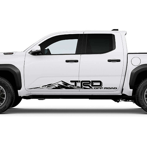 TRD Off Road Zij Mountains Rocker Panel Decals Stickers 3 voor Toyota Tacoma
