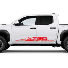 TRD Off Road Zij Mountains Rocker Panel Decals Stickers 3 voor Toyota Tacoma 3