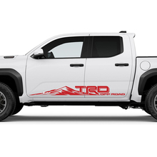 TRD Off Road Side Mountains rocker paneel stickers stickers voor Toyota Tacoma 4
 3