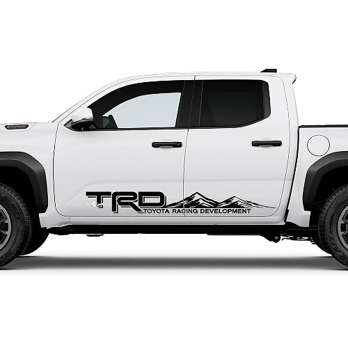 TRD Off Road Side Mountains Rocker Panel Decals Stickers voor Toyota Tacoma 5
 1