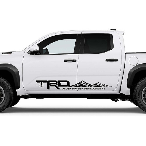 TRD Off Road Side Mountains Rocker Panel Decals Stickers voor Toyota Tacoma 5
