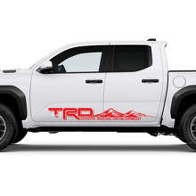Belettering TRD Off Road Bergen Zijschort Paneel Stickers voor Toyota Tacoma 3