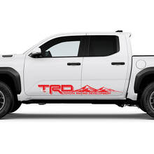 TRD Off Road Side Mountains Rocker Panel Decals Stickers voor Toyota Tacoma 5
 3