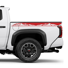 Bergen bed vrachtwagenstickers stickers voor Toyota Tacoma 4e Gen
 3