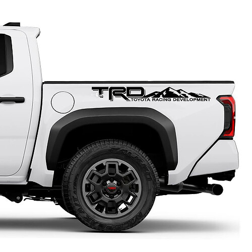 TRD off Road Mountains Bedside Truck Decals Stickers voor Toyota Tacoma
