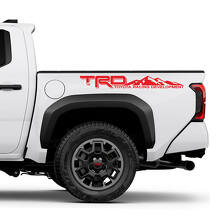 TRD off Road Mountains Bedside Truck Decals Stickers voor Toyota Tacoma
 3