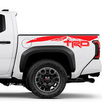 TRD Off Road Mountains bed vrachtwagen stickers stickers voor Toyota Tacoma 2
 3