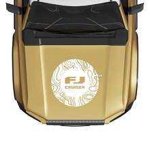 FJ Cruiser Topografische Kaart Wrap Hood Decal Sticker voor Toyota FJ Cruiser
 2