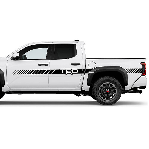 TRD OFF ROAD Deuren zijde Bedside Racing Stripe Truck Stickers Stickers voor Toyota Tacoma 4e Gen
