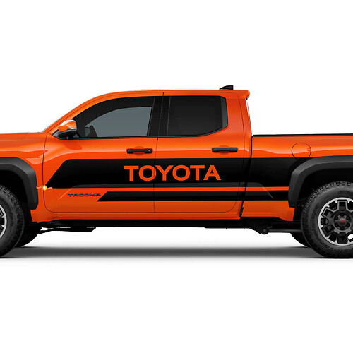 Deuren Side Stripe Truck Decals Stickers voor Toyota Tacoma
