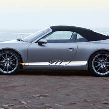Zijde 911 deuren strepen kit sticker sticker voor Porsche 911
 2
