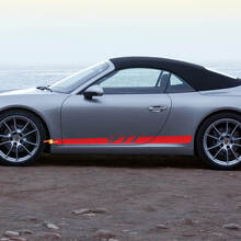 Zijde 911 deuren strepen kit sticker sticker voor Porsche 911
 3