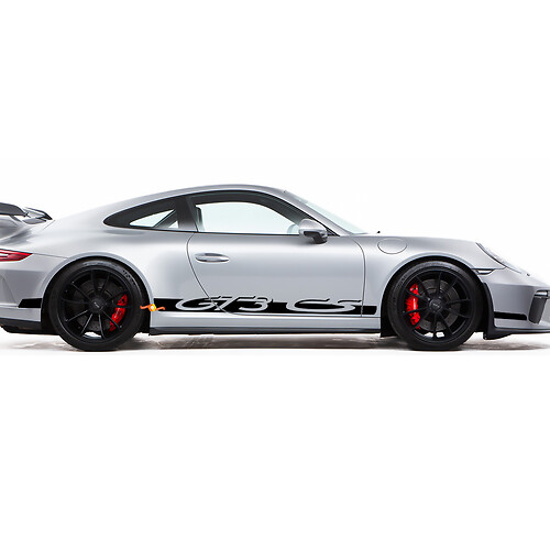 Side 911 GT3 CS Deuren Strikken Kit Sticker Sticker voor Porsche 911 GT3
