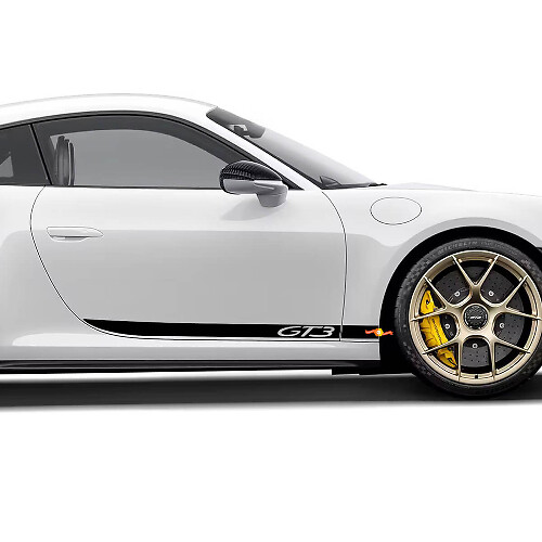 Zijde 911 GT3 deurenstrepen Kit Sticker Sticker voor Porsche 911 GT3
