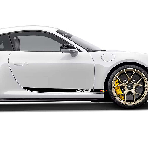 Zijde 911 GT3 deurenstrepen Kit Sticker Sticker voor Porsche 911 GT3
