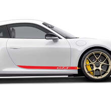 Zijde 911 GT3 deurenstrepen Kit Sticker Sticker voor Porsche 911 GT3
 3