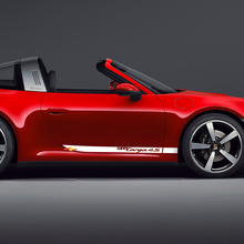 Side 911 Targa 4S Deuren Strikken Kit Sticker Sticker voor Porsche 911 Targa 4S
 2