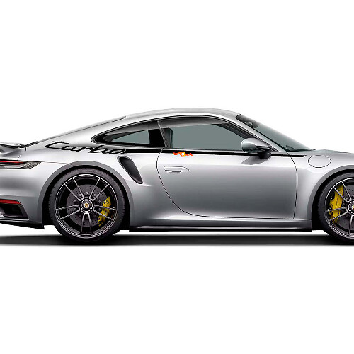 Zij 911 turbo 50 jaar Deuren Strepen Kit Decal Sticker voor Porsche 911
