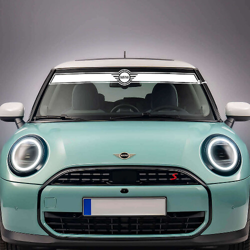Mini Logo Streep Voorruit Vinyl Grafische Decal Sticker voor Mini Cooper S