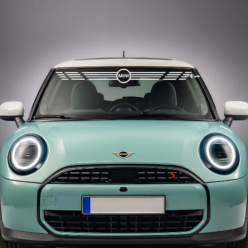 Voorruit streep vinyl grafische sticker sticker voor mini cooper

