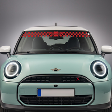 WINDSHIELD GERKOPERDE STRIPE VINYL GRAFISCHE DECAL -sticker voor Mini Cooper S
 2