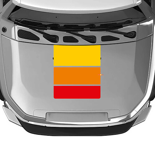 Heritage Style Strepen Motorkap en Zijkant Vinyl Decal Kit voor Toyota FJ Cruiser