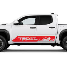 TRD Off Road Side Mountains Sun Rocker Panel Stickers Stickers voor Toyota Tacoma
 3