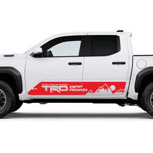 TRD Off Road Side Mountains Sun Rocker Panel Stickers Stickers voor Toyota Tacoma
 3