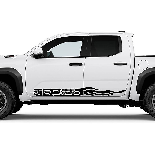 TRD Off Road Side Mountains Sun Rocker Panel Stickers Stickers voor Toyota Tacoma
