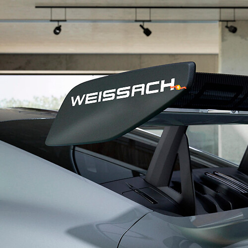 Weissach RS Spoiler Decal Sticker voor Porsche GT3
