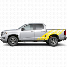 Getande Deur- en Zijpaneel Vinyl Strepen voor Chevrolet Colorado 2e Gen 2015-2022_3