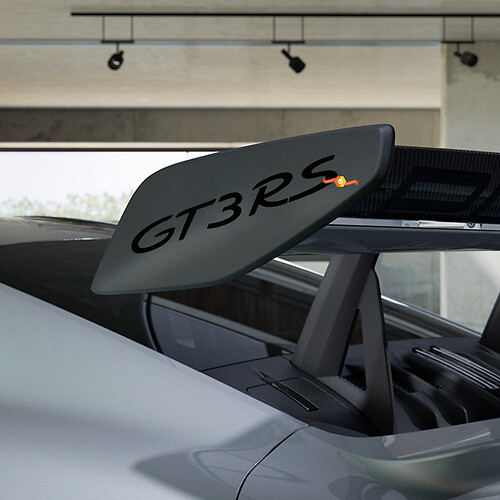 GT3RS spoiler sticker sticker voor Porsche GT3
