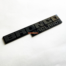 Fender badges Tailgate Emblem 3d Badge Black vs Gray voor Bronco Badlands
 9