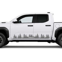 Mountains bomen zijdeuren paneelstickers stickers voor Toyota Tundra
 2