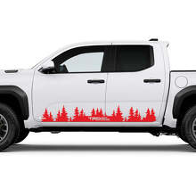 Mountains bomen zijdeuren paneelstickers stickers voor Toyota Tundra
 3