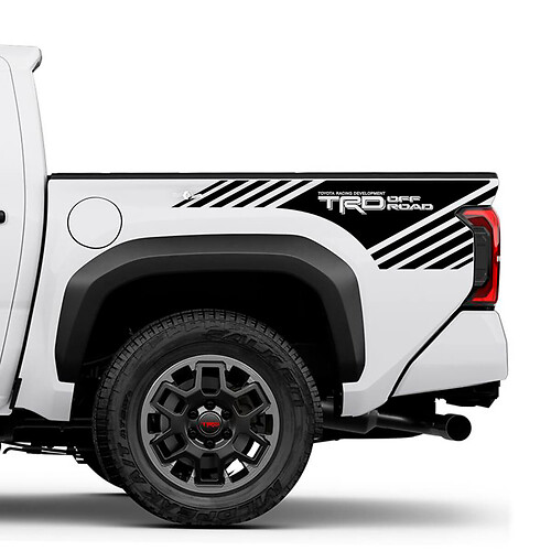 Mountains bomen zijdeuren paneelstickers stickers voor Toyota Tundra
