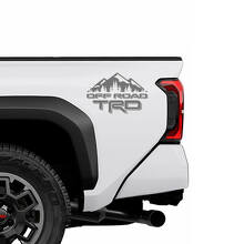 TRD Off Road Mountain Vinylstickers voor de achterzijde van Toyota trucks_2