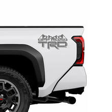 TRD Off Road Mountains BedSide Side Truck Decals Stickers 2 voor Toyota Trucks 2