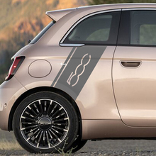 Achter Fender Stripe Decal Side grafische strepen voor Fiat 500
 2