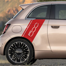 Achter Fender Stripe Decal Side grafische strepen voor Fiat 500
 3
