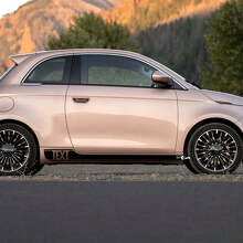 Custom Tekst Rocker Panel 500 Zijstrip Decal Stickers Voor Fiat 500 2