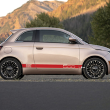 Rocker Panel Stripe Decal Side grafische strepen voor Fiat 500 3
 3