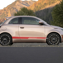 Rocker Panel Stripe Decal Side grafische strepen voor Fiat 500 4
 3