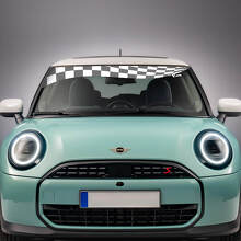 WINDSHIELD Gerichte vlagstreep vinyl grafische sticker sticker voor mini cooper s
 2